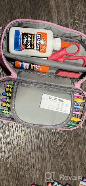 img 1 attached to Adorable Rabbit Pencil Case For Girls And Boys - Mibasies Kids' Pen Box, Cute Rabbit Pouch For Pens And Pencils review by Ryan Rea