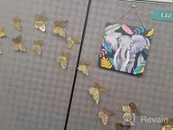 img 1 attached to 3D Butterfly Wall Decor, 48 Pcs 4 Styles 3 Sizes Removable Metallic Sticker Room Mural Decals Kids Bedroom Nursery Classroom Wedding DIY Gift Sliver review by David Tison