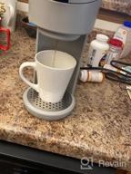 img 1 attached to Instant Solo Single Serve Coffee Maker: K-Cup Pod Compatible Brewer With Reusable Pod And Bold Setting, Brews 8-12Oz; 40Oz Water Reservoir, Grey - From The Makers Of Instant Pot review by Kristi Wood