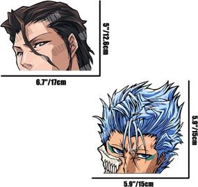 img 1 attached to Sticker Toushirou Grimmjow Skateboard Accessories