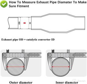 img 1 attached to MAYASAF【2 Pack】2 25 Universal Catalytic Converter