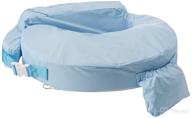 premium adjustable blue nursing pillow by my brest friend – vinyl material included логотип