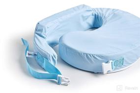 img 3 attached to Premium Adjustable Blue Nursing Pillow by My Brest Friend – Vinyl material included