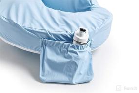 img 2 attached to Premium Adjustable Blue Nursing Pillow by My Brest Friend – Vinyl material included