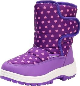 img 4 attached to 👣 Ahannie Toddler Winter Insulated Outdoor Boys' Boots: Ideal Cold-Weather Footwear