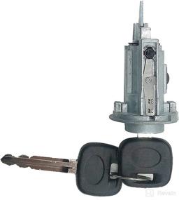 img 4 attached to Auto Ignition Lock Cylinder - Tumbler with Key for 2005-2008 Corolla, 2005-2008 Matrix, 2001-2007 Highlander, 2000-2005 MR2 Spyder | Part number 69057-02140, 69057-48040