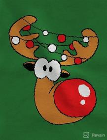 img 3 attached to Reindeer Christmas Toddler Infant T Shirt Apparel & Accessories Baby Girls made as Clothing
