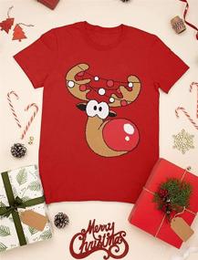 img 2 attached to Reindeer Christmas Toddler Infant T Shirt Apparel & Accessories Baby Girls made as Clothing