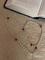 картинка 1 прикреплена к отзыву 📿 Hedi HanlinCC 6mm Glass Pearl Beads Catholic Rosary with Lourdes Center Piece - Inspire Devotion with Exquisite Craftsmanship от Jason Flores