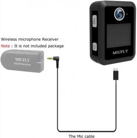 img 1 attached to MIUFLY S1 2K Body Camera Action Camera с носимыми магнитными креплениями, 128 ГБ встроенной памяти