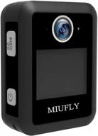 miufly s1 2k body camera action camera с носимыми магнитными креплениями, 128 гб встроенной памяти логотип