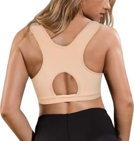 img 3 attached to Experience Comfort And Support With The Wonderience Post-Surgical Bra: Wide Adjustable Straps, Front Closure, And Wirefree Design