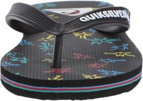 img 3 attached to Quiksilver Molokai Print Youth Flip Flop Boys' Shoes ~ Sandals