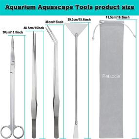 img 3 attached to Aquarium Aquascape Stainless Anti Rust Aquascaping