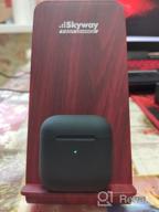 img 2 attached to Skyway Energy Fast wireless charger, dark wood review by Adam Adam ᠌