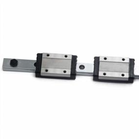img 1 attached to Iverntech MGN12 700Mm Linear Rail Guide With 2 MGN12H Stainless Steel Black Carriage Block For 3D Printer And CNC Parts