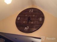 картинка 1 прикреплена к отзыву ZLYC 12 Inch Acrylic Vintage European Style DIY Quartz Gear Wall Clock от Jen Smith