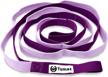 tumaz 10-loop stretching strap: non-elastic yoga strap for flexibility and physical therapy at home logo