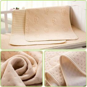 img 1 attached to BAOHUA Baby Portable Changing Pad: Waterproof, Reusable And Travel-Friendly With Super Soft Fabric