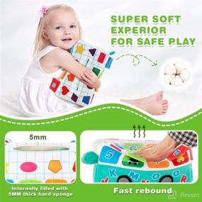 img 2 attached to 👶 beetoy Baby Tissue Box Toy: Sensory Pull Along for 6-12 Months, Montessori Toys with Magic Scarf and Crinkle Paper for High Contrast Learning