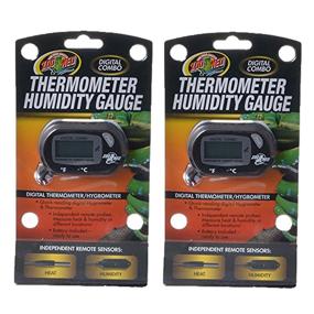 img 1 attached to 🌡️ Optimized for SEO: Zoo Med Labs Digital Thermometer & Humidity Gauge