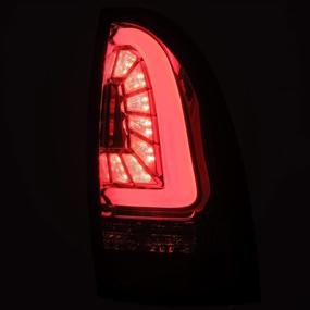img 2 attached to PRO-Series LED Tail Lights For 05-15 Tacoma In Red Smoke By Alpharex
