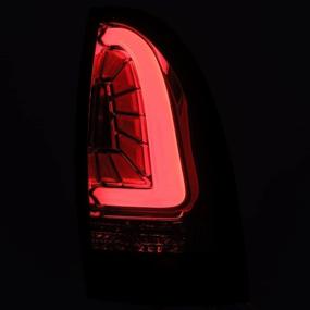 img 3 attached to PRO-Series LED Tail Lights For 05-15 Tacoma In Red Smoke By Alpharex