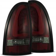 pro-series led tail lights for 05-15 tacoma in red smoke by alpharex logo