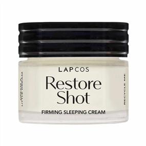 img 4 attached to LAPCOS Restore Shot Firming Sleeping Cream With Hydrolyzed Collagen - Anti-Aging Night Moisturizer To Firm And Restore Youthful Skin, Reduce Wrinkles And Fine Lines (1.69 Oz)