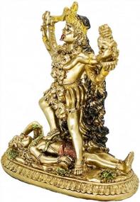 img 2 attached to BangBangDa Hindu Goddess Kali Statue Sculpture - Indian God Decorative Antique Idol - India Goddess Of Time And Death Figurine Murti Pooja Puja Buddha Temple Mandir Decor