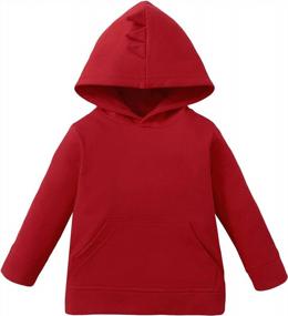 img 4 attached to Adorable Dinosaur Hoodie Sweatshirt For Toddler Boys And Girls - SOBOWO Long Sleeve Pullover With Pocket Tracksuit Outfits