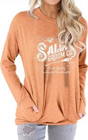 img 4 attached to Get Enchanted With Nlife'S Salem Broom Co Handcrafted Print Sweatshirt For Women