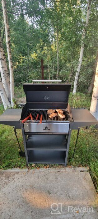 img 1 attached to Grill on wood Gratar Family Optima BBQ, 44.1x133.2x111 cm review by Mateusz Praga ᠌