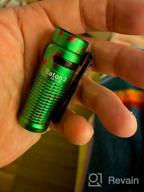 img 1 attached to OLIGHT Baton3: Ultra-Compact 1,200 Lumens Rechargeable EDC Flashlight In Christmas Green For Outdoor Adventures And Household Needs review by Michael Jackson
