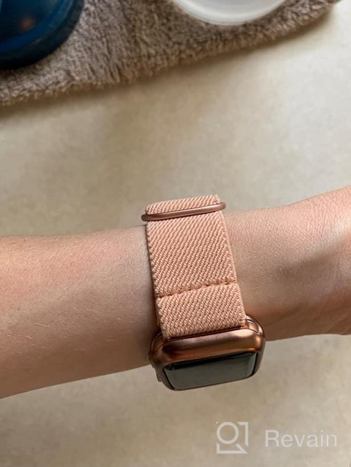img 1 attached to Compatible Apple Watch Band 38Mm 40Mm 41Mm 42Mm 44Mm 45Mm Stretchy Nylon Solo Loop Bands For Women & Men, Adjustable Elastic Braided Strap For IWatch Series 7 6 5 4 3 2 1 SE With Case By TOYOUTHS review by Kyle Ziegler
