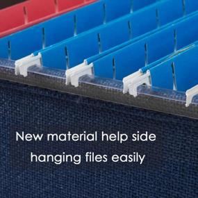 img 1 attached to Organize Your Office Space With PRANDOM Collapsible File Organizer Box - Set Of 2, Royal Blue, Letter Size
