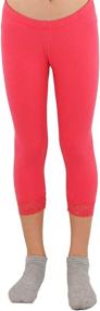 img 3 attached to Vivians Fashions Capri Leggings Cotton Girls' Clothing at Leggings