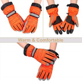 img 2 attached to 🧤 Winter Windproof Outdoor Accessories for Teenagers: MAGARROW Men's Gloves & Mittens