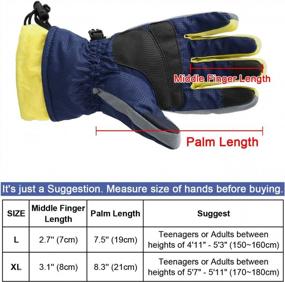 img 3 attached to 🧤 Winter Windproof Outdoor Accessories for Teenagers: MAGARROW Men's Gloves & Mittens