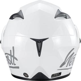 img 1 attached to 🏍️ Westt Torque Modular Motorcycle Helmet - DOT Certified Street Legal Helmet for Scooter, Moped, and Motor Bike