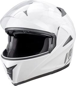 img 4 attached to 🏍️ Westt Torque Modular Motorcycle Helmet - DOT Certified Street Legal Helmet for Scooter, Moped, and Motor Bike