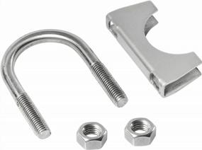 img 2 attached to 1.5 Inch 304 Stainless Steel Saddle U-Bolt Exhaust Muffler Clamp With Natural Finish For TOTALFLOW Performance