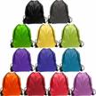 48 pack drawstring bags - perfect bulk bundle for school & gym! logo
