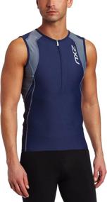 img 2 attached to 2XU Mens Long Distance Singlet Men's Clothing ~ Shirts