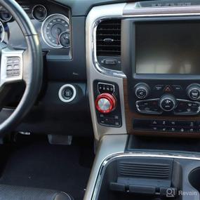 img 2 attached to 🔧 Voodonala Aluminum Gear Shift Switch Knob Cover for 2013-2017 Dodge RAM: Stylish and Durable Upgrade!