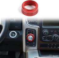 🔧 voodonala aluminum gear shift switch knob cover for 2013-2017 dodge ram: stylish and durable upgrade! логотип