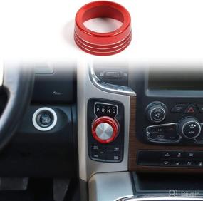 img 4 attached to 🔧 Voodonala Aluminum Gear Shift Switch Knob Cover for 2013-2017 Dodge RAM: Stylish and Durable Upgrade!