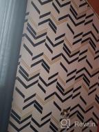 img 1 attached to Gray Chevron Stripe Peel And Stick Wallpaper By RoomMates - 20.5" X 16.5 Feet review by Daniel Bruce