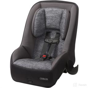 img 4 attached to 🚗 Cosco Mighty Fit 65 DX Convertible Car Seat: Stylish Heather Onyx Gray Design