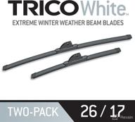 trico white® 26 inch &amp; 17 inch pack of 2 extreme weather winter automotive replacement windshield wiper blades: easy install &amp; superior road visibility for my car (35-2617) logo